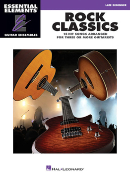 Paperback Rock Classics: Essential Elements Guitar Ensembles Late Beginner Level Book