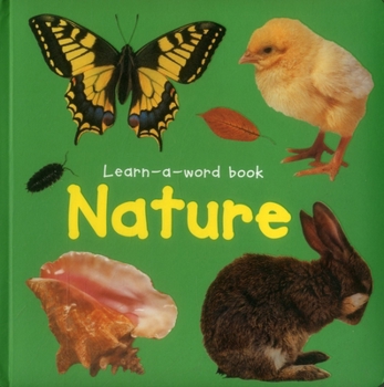 Board book Learn-A-Word Book: Nature Book
