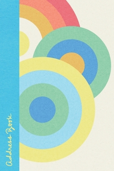 Paperback Address Book: Large Print Alphabet Tabs Emergency Contacts Old Fashioned Circles [Large Print] Book