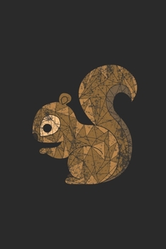 Squirrel Mosaic: Blank Lined Notebook (6" x 9" - 120 pages) ~ Animal Mosaic Themed Notebook for Daily Journal, Diary, Gift