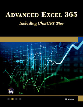 Paperback Advanced Excel 365: Including ChatGPT Tips Book