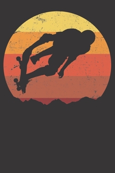 Paperback Notebook: Skateboard Ruled 6x9 120 Pages Book