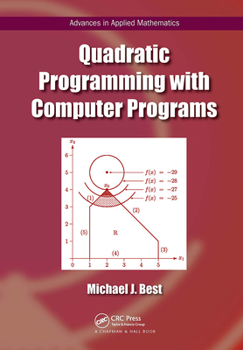 Paperback Quadratic Programming with Computer Programs Book