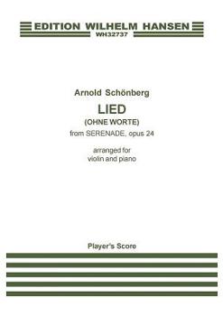 Paperback Lied (Ohne Worte) from Serenade Op. 24: Violin and Piano Book