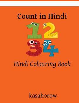 Paperback Count in Hindi: Hindi Colouring Book
