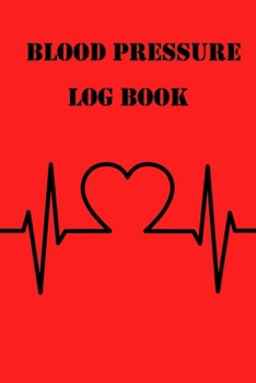 Blood Pressure Log Book: 100 template Pages | 6 x 9 |Daily Record Book For Tracking
