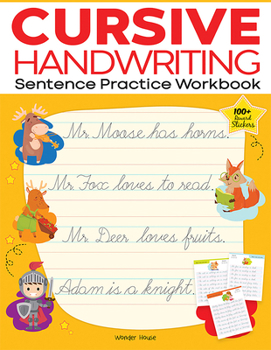 Paperback Cursive Handwriting: Sentence: Practice Workbook for Children Book