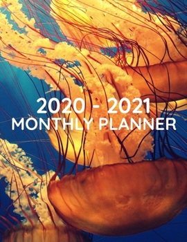 Paperback 2020 - 2021 Monthly Planner: 24 Month Agenda Planner - Two Year Calendar Planner - January 2020 to December 2021 Monthly Calendar Planner, 8.5" x 1 Book