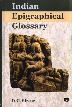 Hardcover Indian Epigraphical Glossary Book
