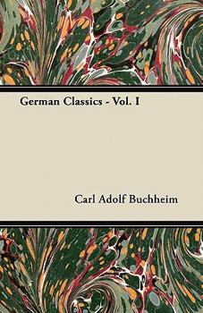 Paperback German Classics - Vol. I Book