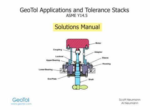 Spiral-bound GeoTol Applications and Tolerance Stacks Solutions Manual Book