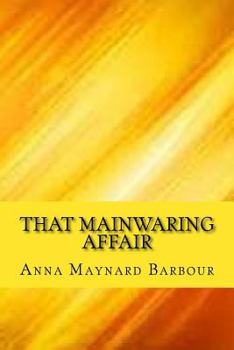 Paperback That mainwaring affair Book