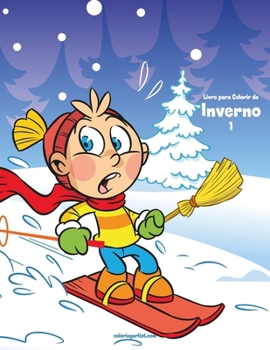 Paperback Livro para Colorir de Inverno 1 [Portuguese] Book