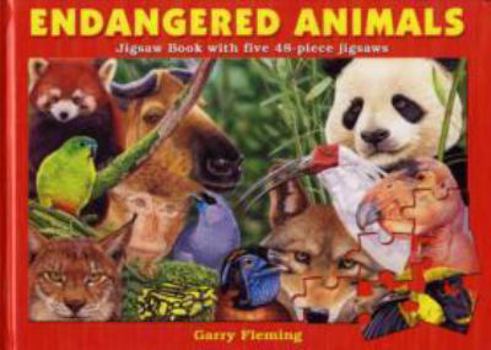 Spiral-bound Endangered Animals Jigsaw Book