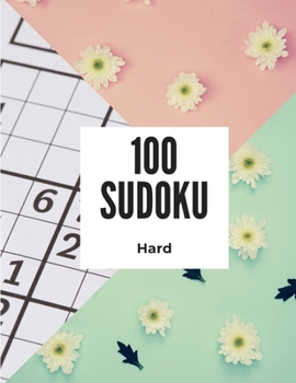 Paperback 100 sudoku Hard: Difficult Sudoku Puzzle book for adult - 8,5 in X 11 in - Large Print - Answer key included [Large Print] Book