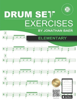 Paperback Elementary Drum Set Exercises Book