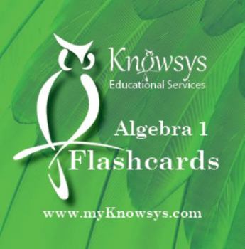 Cards Knowsys Basic Genius Math Flashcards: Algebra I Book