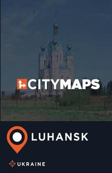 Paperback City Maps Luhansk Ukraine Book