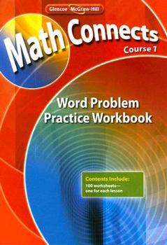 Paperback Math Connects, Course 1: Word Problem Practice Workbook Book