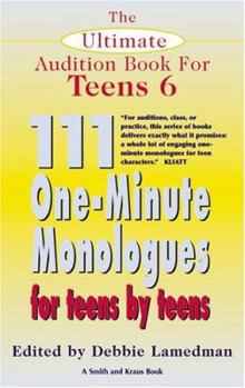 Paperback 111 One-Minute Monologues for Teens by Teens Book