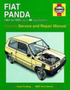 Paperback Fiat Panda (81 - 95) Haynes Repair Manual Book