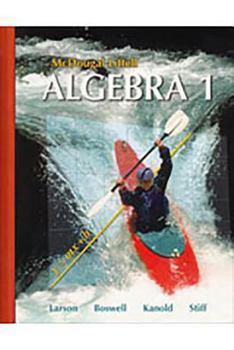 Hardcover McDougal Littell Algebra 1: Student Edition 2008 Book