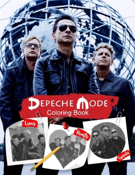 Paperback Depeche Mode Lines Spirals Hearts Coloring Book