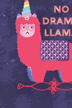 Paperback No Drama Llama: Journal For Girls Book