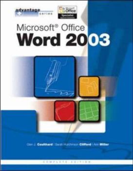 Paperback Advantage Series: Microsoft Office Word 2003, Complete Edition Book