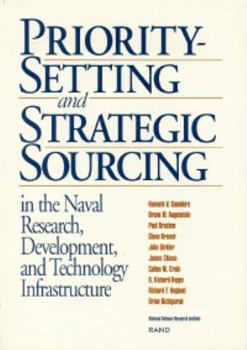 Paperback Priority-Setting and Strategic Sourcing in the Naval Research, Development, and Technology Infrastructure Book