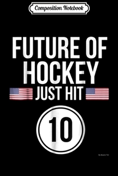 Composition Notebook: Ice Hockey Dabbing Birthday 7th Years Old Boy Gift Journal/Notebook Blank Lined Ruled 6x9 100 Pages