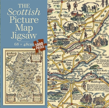 Hardcover The Scottish Picture Map Jigsaw Book