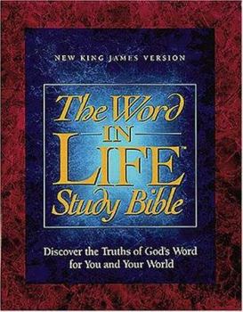 Hardcover New King James Version Word in Life Study Bible Cloth Book