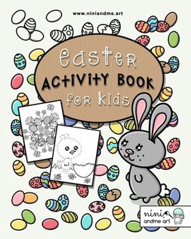 Paperback Easter Activity Book for Kids: Mazes Coloring Mandala Dot to Dot Book