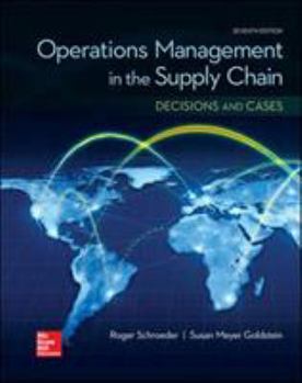 Paperback Operations Management in the Supply Chain: Decisions & Cases Book