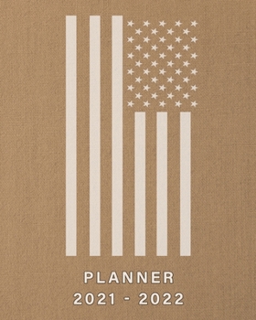 Paperback Planner: Academic Weekly & Monthly Organizer / July to June / USA Flag Cover Book