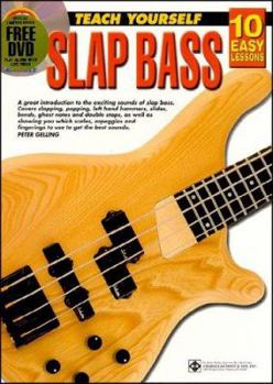 Paperback Slap Bass: 10 Easy Lessons (Teach Yourself) Book