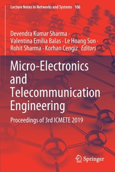 Micro-Electronics and Telecommunication Engineering: Proceedings of 3rd ICMETE 2019