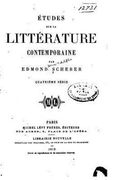 Paperback Etudes sur la Littérature Contemporaine [French] Book