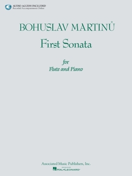 Paperback Bohuslav Martinu - First Sonata for Flute and Piano: With Recordings of Piano Accompaniments [With CD (Audio)] Book