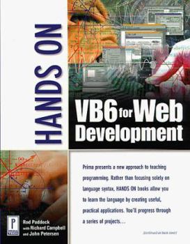 Paperback Hands on VB 6 for Web Development [With *] Book