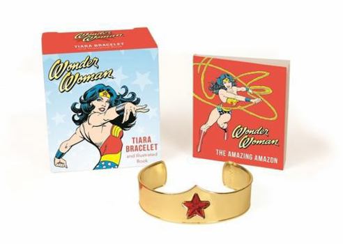 Paperback Wonder Woman Tiara Bracelet and Illustrated Book