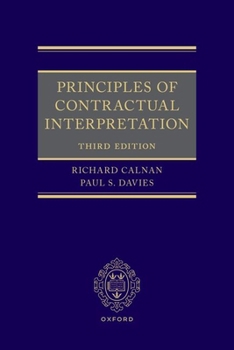 Paperback Principles of Contractual Interpretation 3e Book