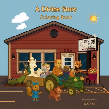 Paperback A Divine Story Coloring Book