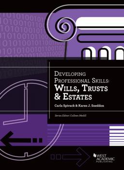 Paperback Developing Professional Skills: Wills, Trusts & Estates Book