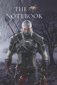 The Notebook: The Witcher Collection - Moon Fan Notebook, Sketchbook, Diary, Journal, For Kids, For A Gift, To School 120 Wide Ruled Blank Pages 6 x 9