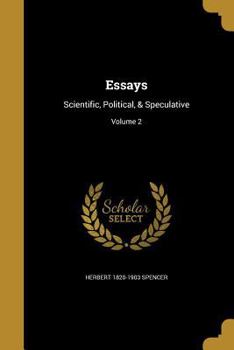 Paperback Essays: Scientific, Political, & Speculative; Volume 2 Book