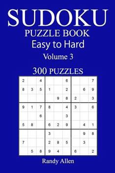 Paperback 300 Easy to Hard Sudoku Puzzle Book