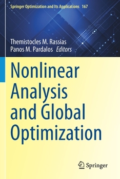 Paperback Nonlinear Analysis and Global Optimization Book