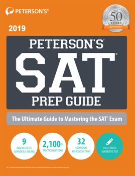 Paperback SAT Prep Guide 2019 Book